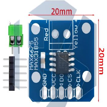 MAX31855 K-tip termočlenski modul SPI 3V–5V